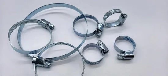 German Type Carton Steel Worm Drive Hose Clamp for Industrial Machinery